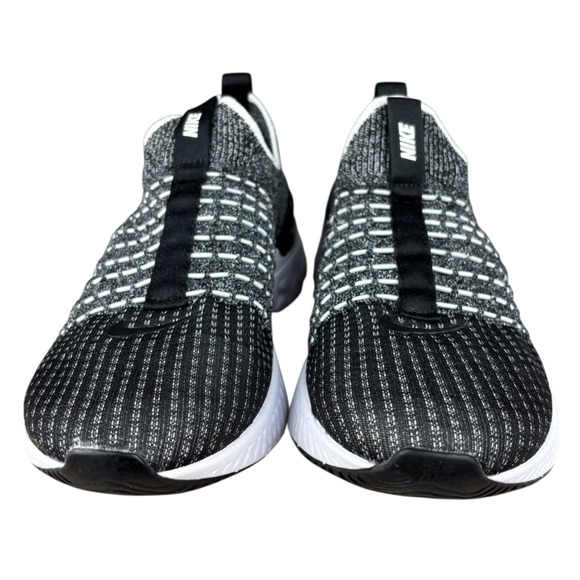 Nike React Phantom Run Flyknit 2 Womens Sz 7 Running Shoes Black Oreo EUC - Picture 5 of 9
